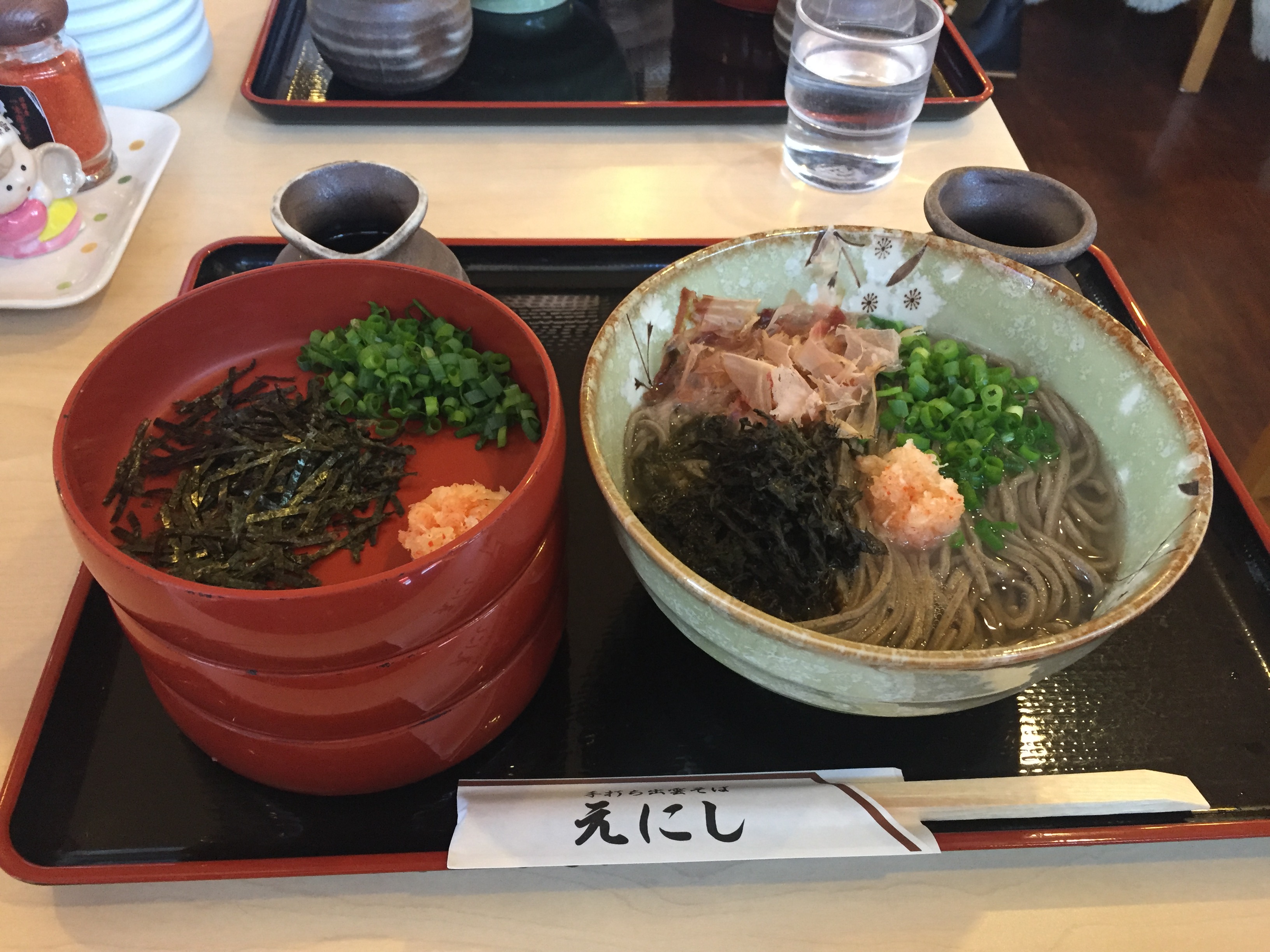 出雲そば・釜揚げそばセット