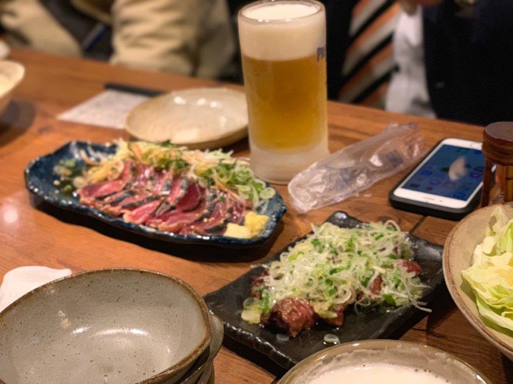 ビールと料理